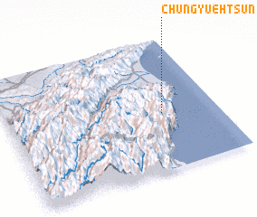 3d view of Chung-yüeh-ts\