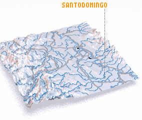 3d view of Santo Domingo