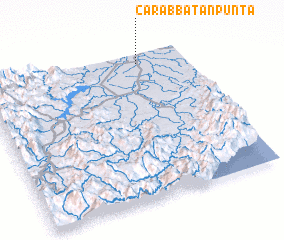 3d view of Carabbatan Punta