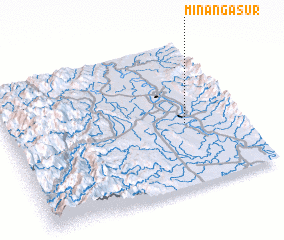 3d view of Minanga Sur