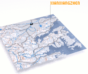 3d view of Xianxiangzhen