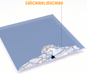 3d view of San-chiao-ling-chiao