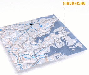 3d view of Xiaobaishe