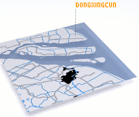 3d view of Dongxingcun