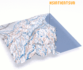 3d view of Hsin-tien-ts\