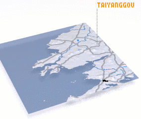 3d view of Taiyanggou
