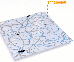 3d view of Sandaogou