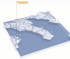 3d view of Tawang