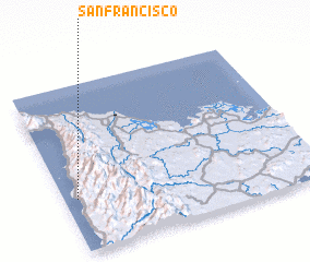 3d view of San Francisco