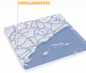 3d view of Zhangjiawopeng