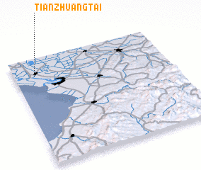 3d view of Tianzhuangtai