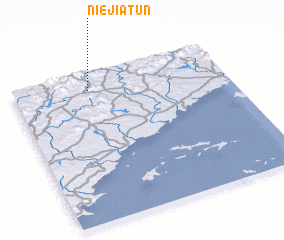 3d view of Niejiatun