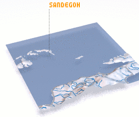 3d view of Sandegoh