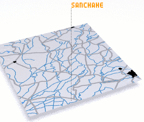 3d view of Sanchahe