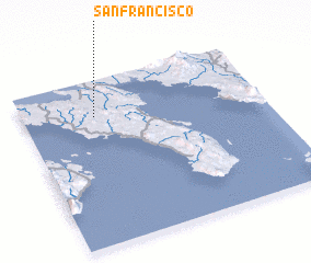 3d view of San Francisco