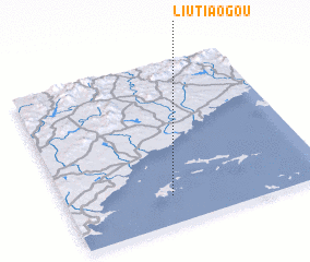3d view of Liutiaogou