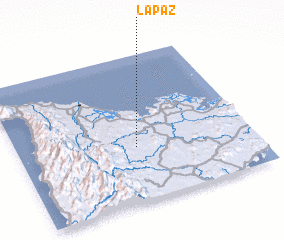 3d view of La Paz