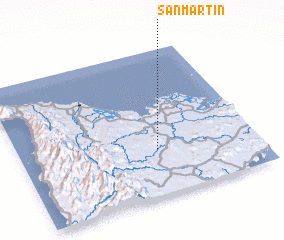 3d view of San Martin