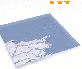 3d view of Wolongcun