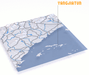 3d view of Yangjiatun