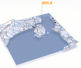 3d view of Avila