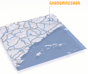 3d view of Guangmingshan