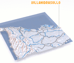 3d view of Villa Hidrasollo