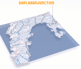 3d view of Daplahan Junction