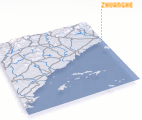 3d view of Zhuanghe