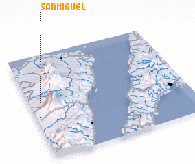 3d view of San Miguel