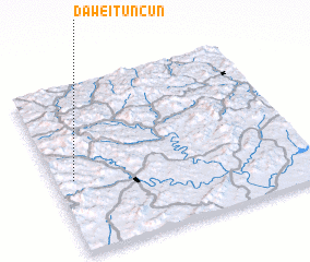 3d view of Daweituncun