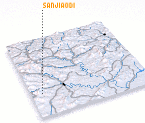 3d view of Sanjiaodi