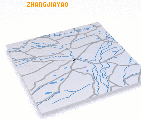3d view of Zhangjiayao