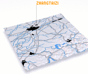 3d view of Zhangtaizi