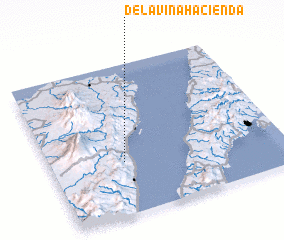 3d view of De la Vina Hacienda