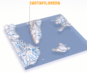 3d view of Santa Filomena