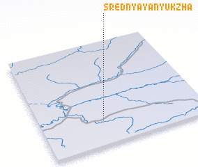3d view of Srednyaya Nyukzha