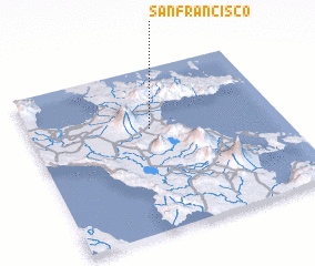 3d view of San Francisco