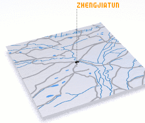 3d view of Zhengjiatun