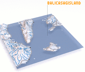 3d view of Balicasag Island