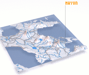 3d view of Mayon