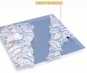 3d view of San Fernando