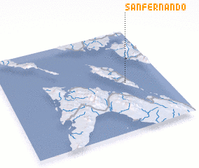 3d view of San Fernando