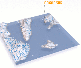 3d view of Cogon Sur