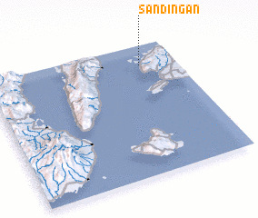 3d view of Sandingan