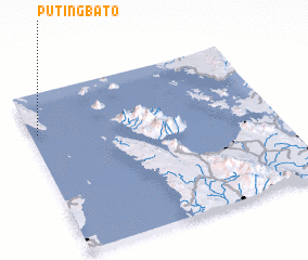 3d view of Puting Bato