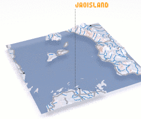 3d view of Jao Island