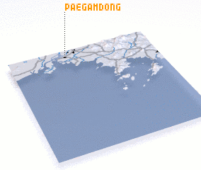 3d view of Paegam-dong