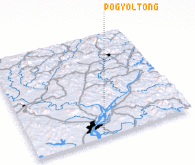 3d view of Pogyŏl-tong