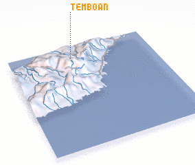 3d view of Temboan